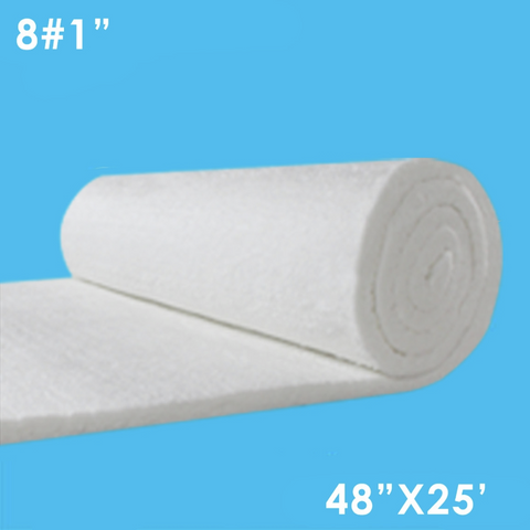 1" 48"X25' Ceramic Fiber Blanket 8 lb